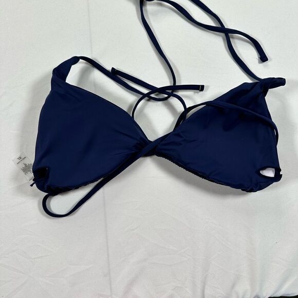 NWT Women’s Two Swimsuit Tops - Blue - 1 Bikini/ 1 Tankini - Size Large & XL - Picture 4 of 8